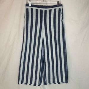 Banana Republic Factory women’s Rowan wide leg pants crop size8P pockets